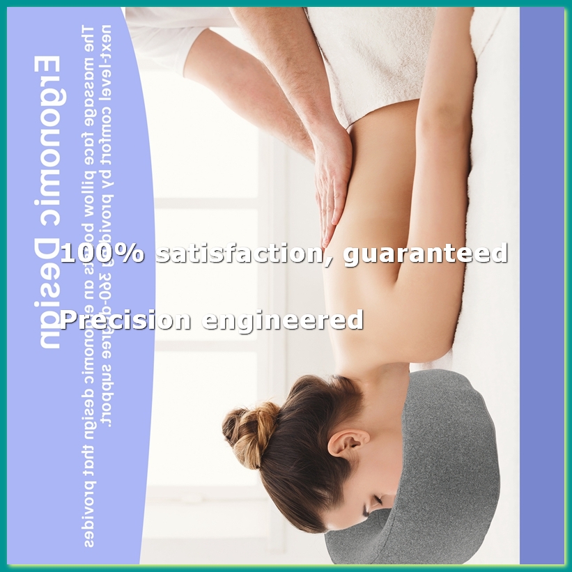 Beauty & Makeup Katia Di Paola - Ergonomisches Liegekissen Memory-Schaum Kopfstützkissen Körpermassage Gesichtsstützkissen