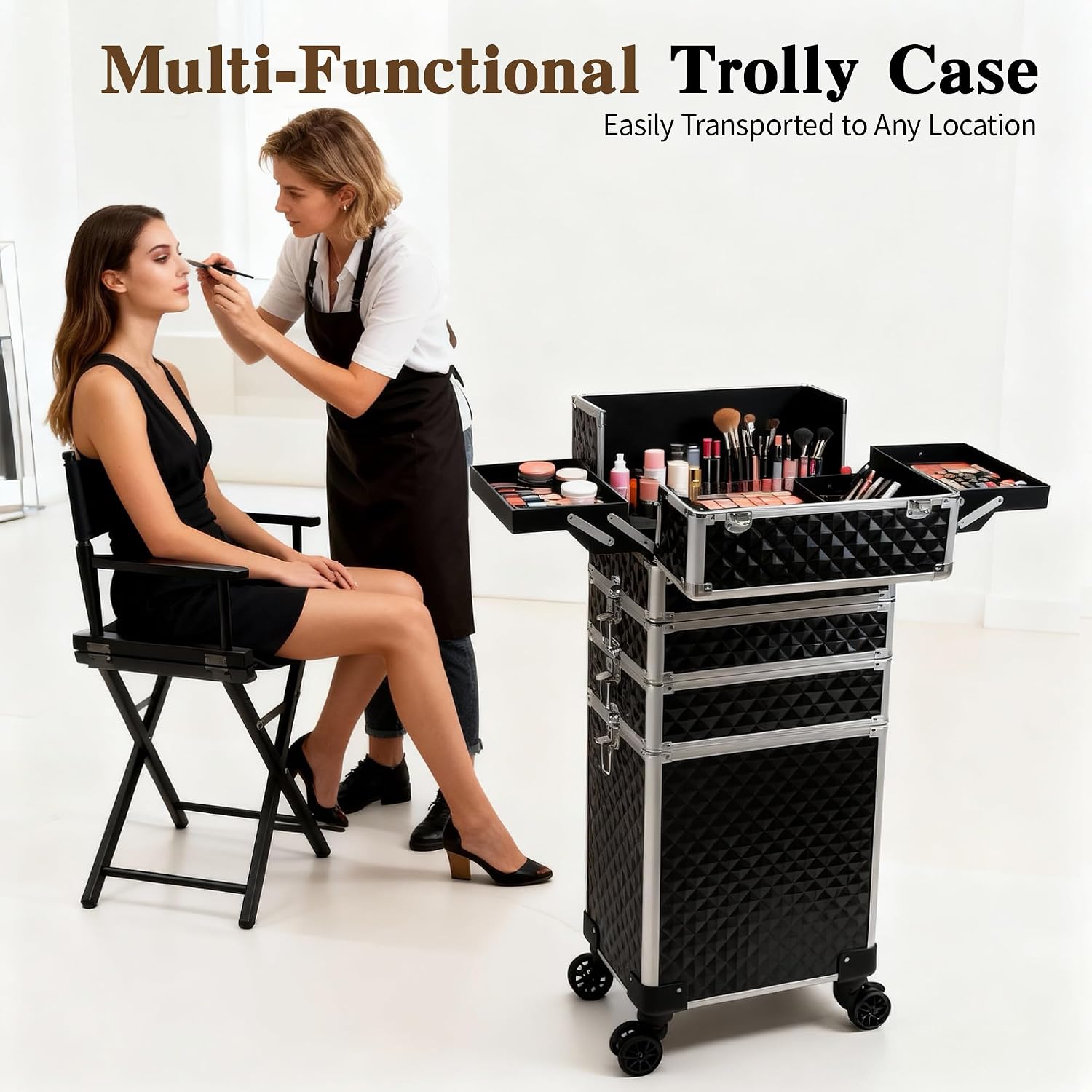 Rollender Make-up-Koffer, Kosm – Beauty & Makeup Katia Di Paola Bewertung und Preis